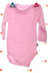 Monobrend Боди с длинным рукавом для девочки интерлок розовое MiniPapi, 86