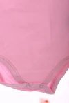 Monobrend Боди с длинным рукавом для девочки интерлок розовое MiniPapi, 86 - фото N2