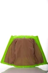 BABYKROHA Куртка для девочки на флисе Babykroha Под Резинку ярко салатовая, 104 - фото N4