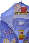 BABYKROHA Жилетка для хлопчика на трикотажі 04 світло-блакитна MiniPapi, 92 - фото N4
