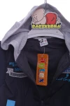 MiniPapi Жилетка для хлопчика на трикотажі Компас сіра, 104 - фото N4