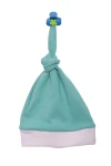 BABYKROHA Євро-пелюшка з шапкою інтерлок Babykroha колір морської хвилі, 62 - фото N5