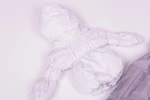 BABYKROHA Комбінезон на флісі для дівчинки Babykroha Нуль Крихітка біла, 86 - фото N4