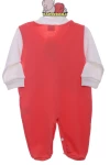 Ezgish Baby Чоловічок з довгим рукавом для дівчинки червоний Ezgish Baby з серцем, 62 - фото N5