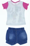 Mini Baray Шорты джинсовые+ футболка Fancy, 92 - фото N2