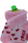 Baby Socks Носки на махре с отворотом Сердечки, 56 - фото N2