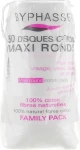 Ватні диски для зняття макіяжу, овальні - Byphasse Maxi Round Cotton Pads, 50 шт