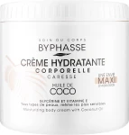 Увлажняющий крем для тела с кокосовым маслом - Byphasse Body Moisturizer Cream With Coconut Oil, 500 мл