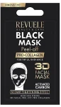 Revuele Чорна маска для обличчя "Проколаген" Black Mask Peel Off Pro-Collagen (пробник)
