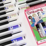 TheBalm Ladies Schwing Liquid Eyeliner Trio (eye/liner/3x1.7ml) Набір - фото N5