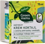 Farmona Питательный коктейльный крем для лица с зеленой петрушкой и авокадо Green Menu - фото N2