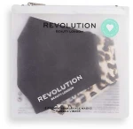 Revolution Skincare Багаторазова захисна маска для обличчя, 2 шт. Makeup Revolution 2Pack Re-Useable Fashion Fabric Face Mask Black