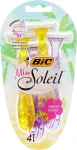 BIC Набір бритв без змінних картриджів, 4 шт. Miss Soleil Tropical