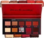 NYX Professional Makeup La Casa De Papel Палетка теней и пигментов для век и лица - фото N4