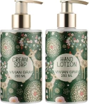 Vivian Gray Набір Golden Christmas Set (cr/soap/250ml + h/lot/250ml) - фото N2