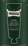 Proraso Крем для гління з екстрактом евкаліпта й ментолу Green Line Refreshing Shaving Cream (пробник)