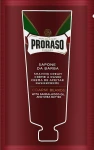 Proraso Крем для бритья для жесткой щетины с маслом ши и сандалом Red Shaving Cream (пробник)