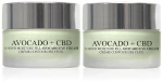 London Botanical Laboratories Набор Avocado + CBD 8-Hour Moisture Fill Eye Cream (cr/15ml + cr/15ml)