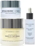 London Botanical Laboratories Набір Hyaluronic + Vitamin C (cr/50ml + cr/20ml + Serum/30ml)