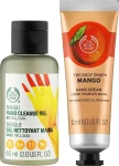 The Body Shop Набір "Манго" High Five & Thrive Hand Cleanse Gift (h/cr/30ml + h/gel/60ml) - фото N2