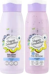 Bielenda Набір "Чорниця й ківі" Vegan Smoothie (sh/gel/400g + b/lot/400ml) - фото N2