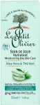 Le Petit Olivier Денний крем "Інтенсивне зволоження" Moisturizing Day Care Aloe Vera & Green Tea - фото N3