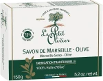 Le Petit Olivier Марсельське мило з оливковою олією Marseille Soap Olive - фото N2