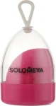 Solomeya Косметический спонж для макияжа со срезом "Розовый" Flat End Blending Sponge Pink - фото N2