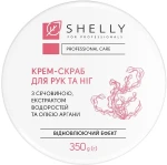 Скраб для рук и ног с мочевиной, экстрактом водорослей и маслом арганы - Shelly Sugar Body Scrub, 350 г - фото N2