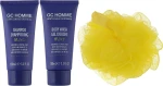 Grace Cole Набор GC Homme Sport In The Bag (shm/100ml + sh/gel/100ml + sponge/1pc + bag/1pc) - фото N2