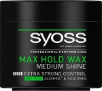 SYOSS Воск для волос Max Hold Wax