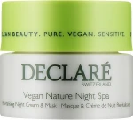 Declare Ночной крем-маска для лица Vegan Nature Night Spa