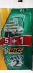 BIC Чоловічий станок для гоління, 6 шт. Comfort 2