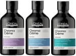 L'Oreal Professionnel Крем-шампунь для волос с зеленым пигментом Serie Expert Chroma Creme Professional Shampoo Green Dyes - фото N2