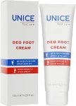 Unice Дезодорирующий крем для ног Deo Foot Cream - фото N2