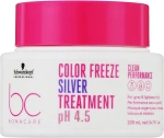 Schwarzkopf Professional Маска для седых и осветленных волос Bonacure Color Freeze Silver Treatment pH 4.5