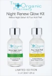 The Organic Pharmacy Набір для догляду за шкірою обличчя Night Renew Glow Kit (ser/2x30ml)