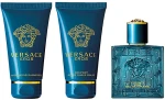 Набір парфумований для чоловіків - Versace Eros, edt/50ml + ash/balm/50ml + sh/gel/50ml - фото N2