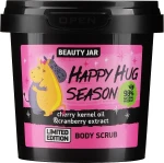 Beauty Jar Скраб для тела "Масло косточек вишни и экстракт клюквы" Happy Hug Season Limited Edition Body Scrub