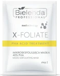 Bielenda Professional Набір X-Foliate PHA Acid Treatment (f/peeling/5*1.5g + f/mask/5*15g + f/ser/5*2ml) - фото N4