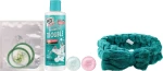 Dirty Works Набор Bathing Grace Pamper Set (buth/bubble/250ml + eye/pads/2pcs + bath/bomb/2х25g + head/band/1pcs) - фото N2