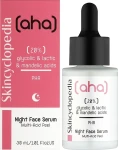 Skincyclopedia Ночная сыворотка для лица с 20% AHA- и PHA-кислотами Night Face Serum Night Peeling With 20% AHA & PHA - фото N2