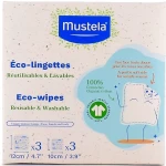 Mustela Экосалфетки из 100 % органического хлопка Eco-Wipers Kit (сменный блок)