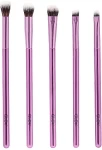 Glov Набор кистей для макияжа глаз, 5шт Eye Makeup Brushes Purple