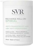 SVR Шариковый дезодорант-антиперспирант Spirial Recharge Roll-On Anti-Transpirant (сменный блок)