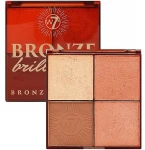 W7 Bronze Brilliance Bronze & Glow Palette Палетка бронзерів і хайлайтерів