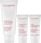 Clarins Набір VP Moisture Rich Body Lotion HLY 2022 (b/lot/200ml + scr/30ml + h/cr/30ml + bag/1pc) - фото N2