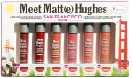 TheBalm Meet Matt(e) Hughes Mini Kit San Francisco (lipstick/6x1,2ml) Набор жидких матовых помад