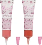 Makeup Revolution Набор жидких румян x Roxi Cherry Blossom Liquid Blush Duo (blush/2x15ml) - фото N3