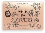 Makeup Revolution Power Eyeshadow Palette She Is A Queen Палетка тіней для повік - фото N2